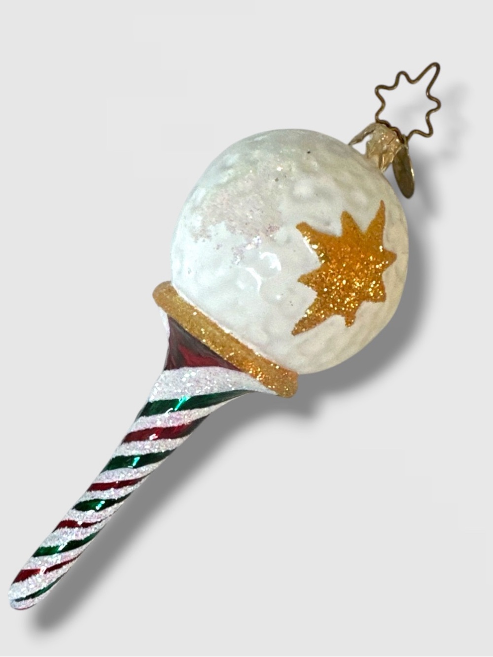 Christopher Radko VINTAGE GOLF TEE ORNAMENT
